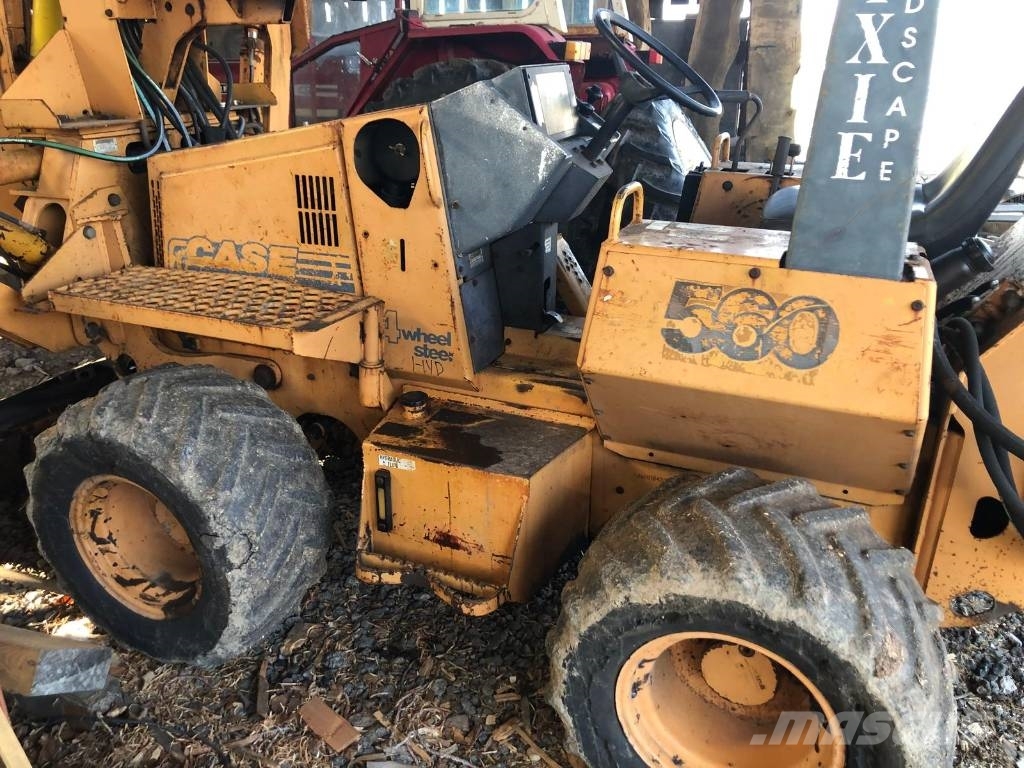 CASE 560 Trencher with Front mounted Excavator Траншеекопатели