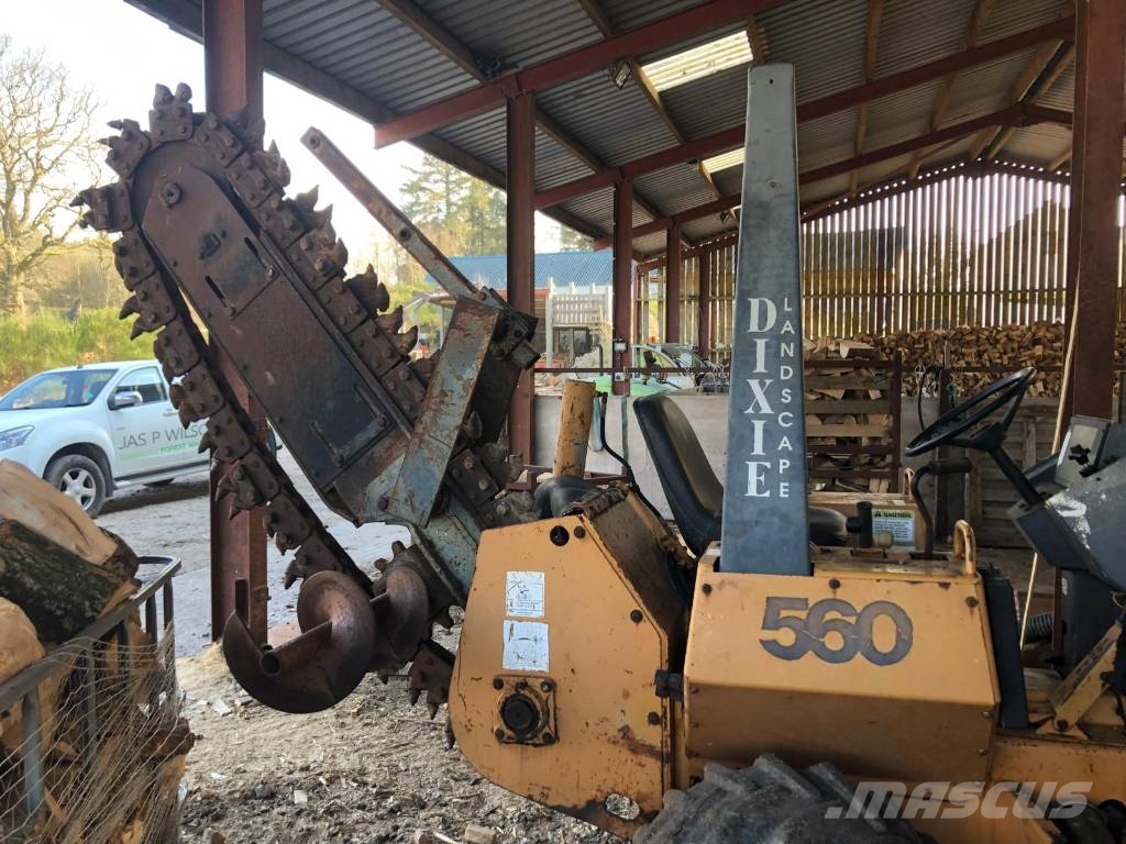 CASE 560 Trencher with Front mounted Excavator Траншеекопатели