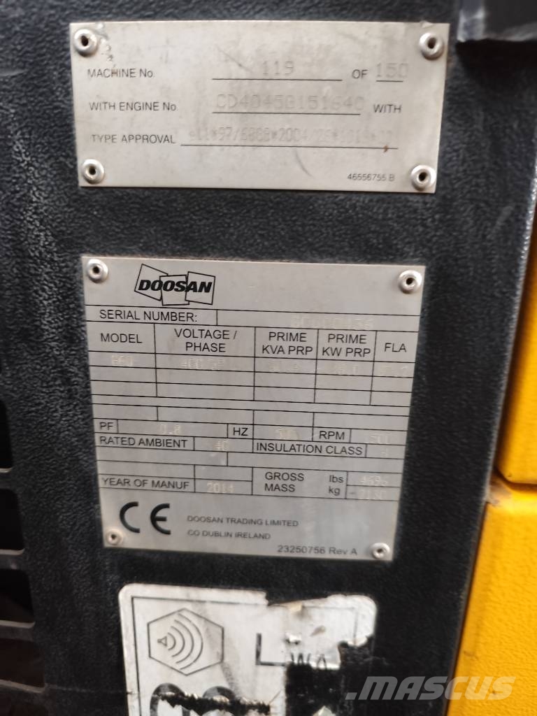 Doosan G 60 Γεννήτριες ντίζελ