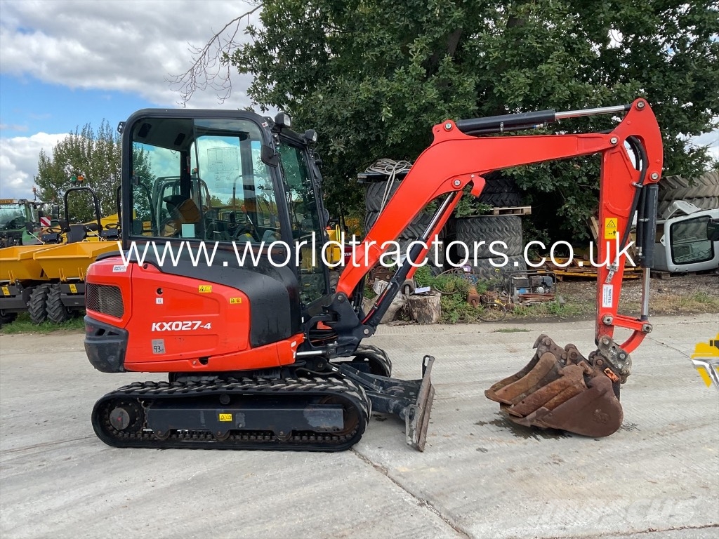 Kubota KX 027-4 Mini kotrók < 7t