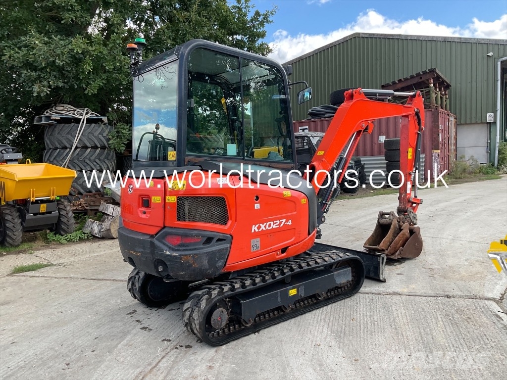 Kubota KX 027-4 Mini kotrók < 7t