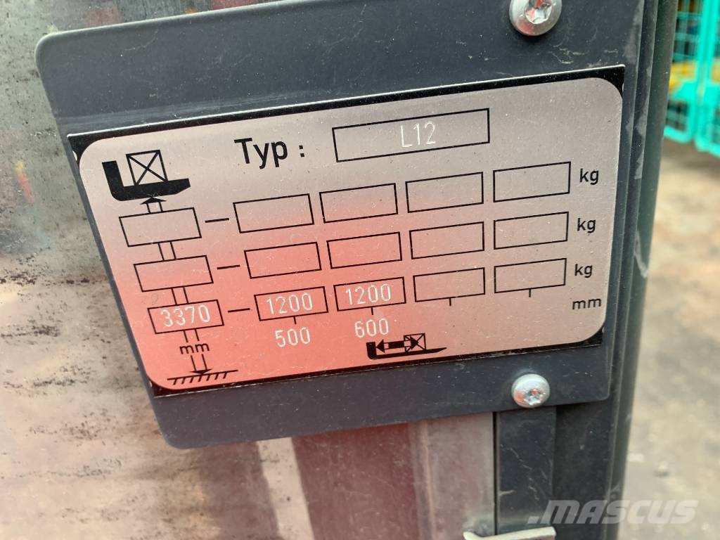 Linde L12AC V-3818 FOR EXPORT ONLY OB 보행식 리치 지게차