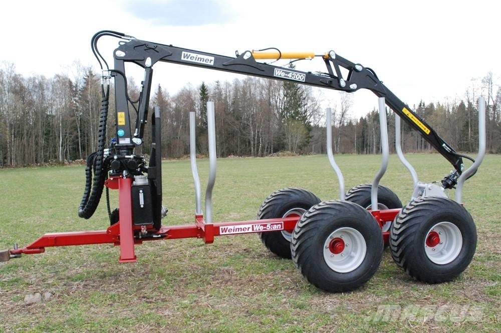 WE-5:AN 4MED WE-4300 KOMPL. SKOGSEKIPAGE Orman römorkları