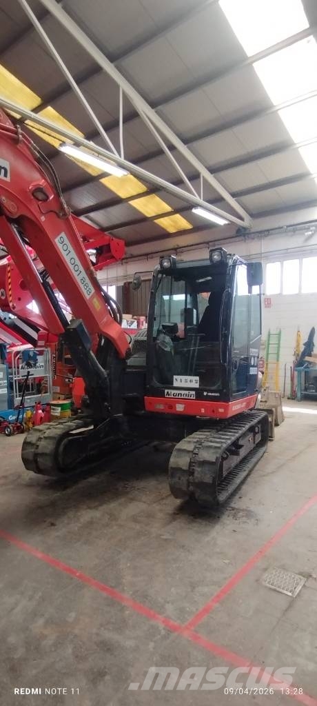 Kubota KX 080-4 A2 Midigraafmachines 7t - 12t