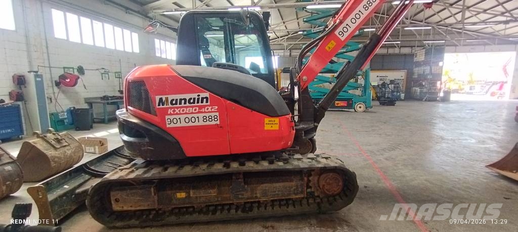 Kubota KX 080-4 A2 Midigraafmachines 7t - 12t