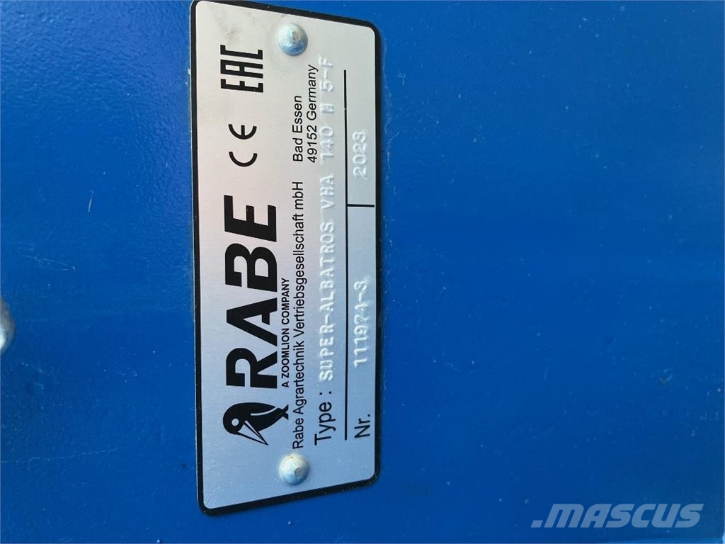 Rabe S-Albatros VHA 140M 5F NEU Ďalšie poľnohospodárske stroje