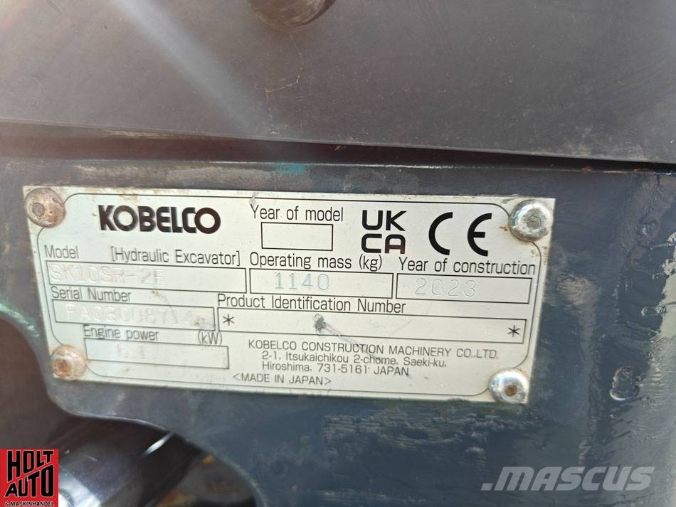 Kobelco SK 10 SR-2E Miniescavatori
