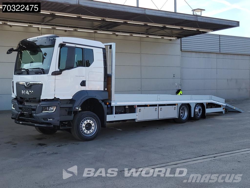 MAN TGS 26.440 6X2 NEW! Oprijwagen Machine transporter Νταλίκες μεταφοράς οχημάτων