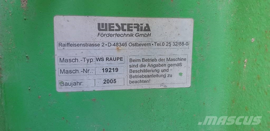 Westeria WS Raupe Waste sorting equipment