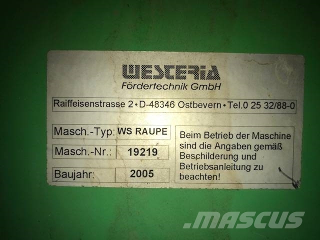 Westeria WS Raupe Waste sorting equipment