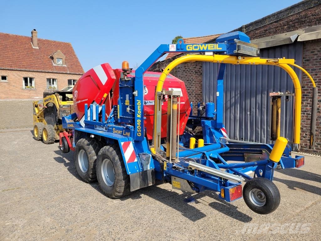 Goweil G5040 kombi. Lely Welger Round balers