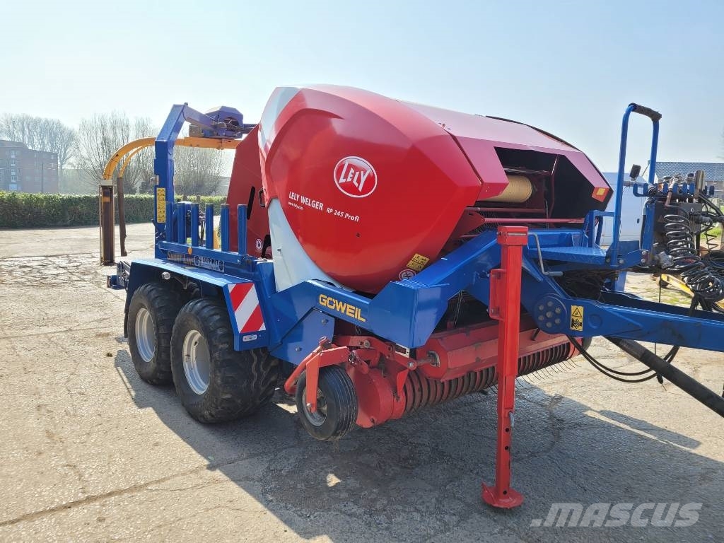 Goweil G5040 kombi. Lely Welger Round balers