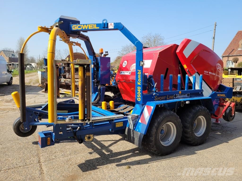 Goweil G5040 kombi. Lely Welger Round balers