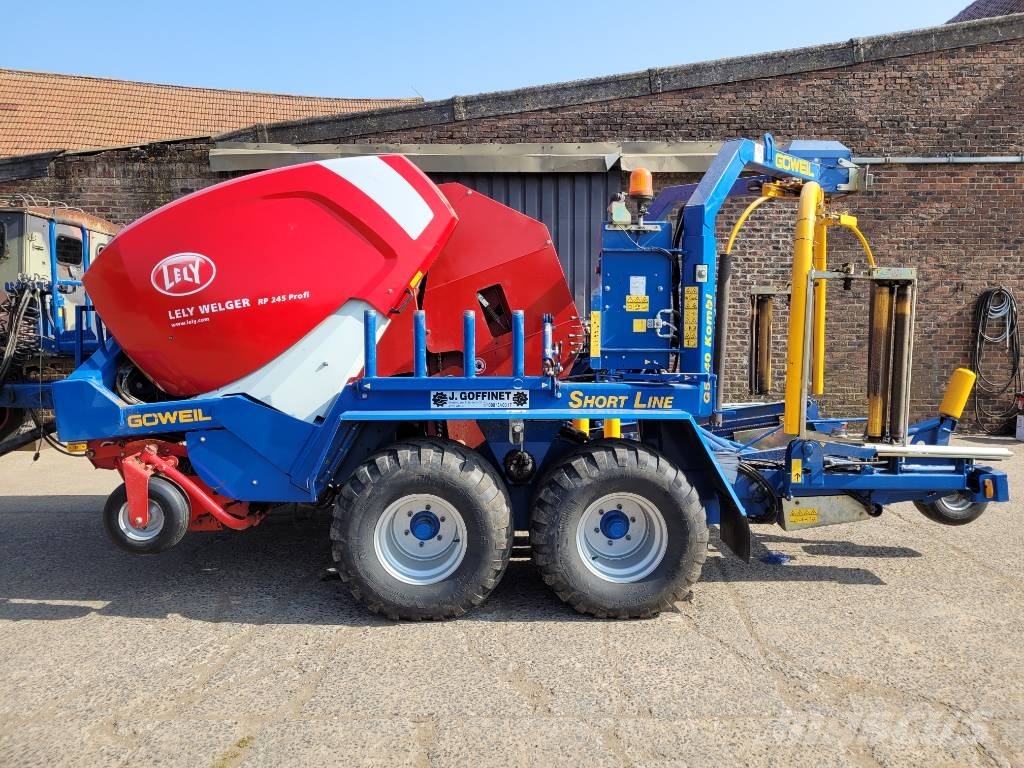 Goweil G5040 kombi. Lely Welger Round balers