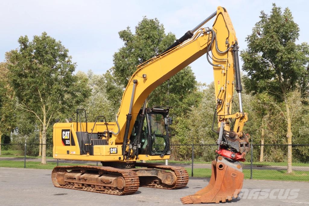 CAT 323 07A | ROTOTILT | QUICK COUPLER | BUCKET Rupsgraafmachines