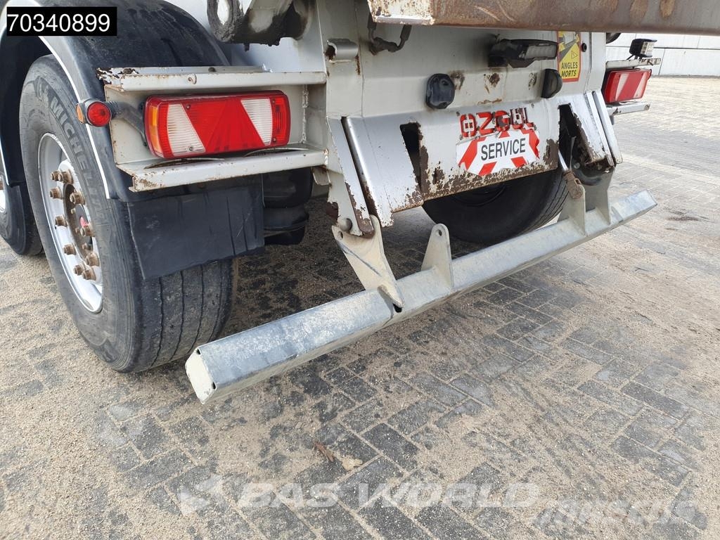 Ozgul F 27m3 SAF Axles Lift Axle Kallur-poolhaagised
