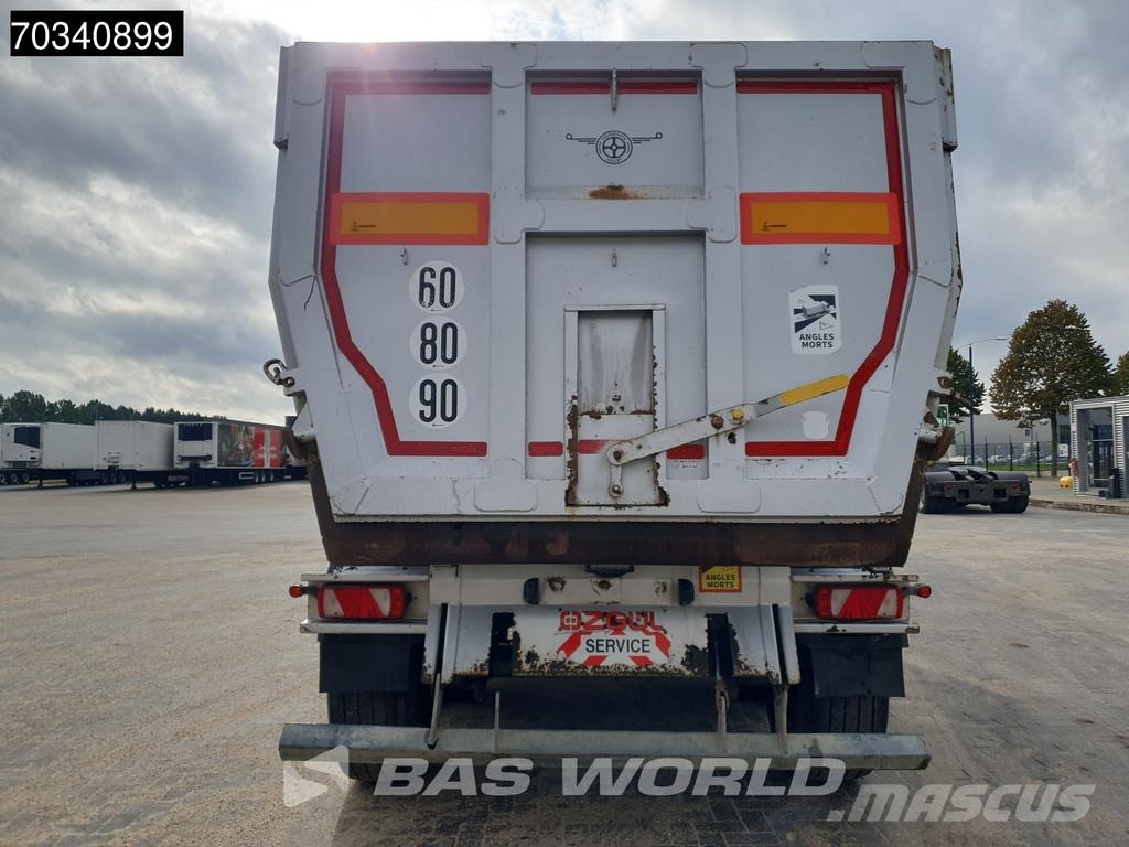Ozgul F 27m3 SAF Axles Lift Axle Kallur-poolhaagised