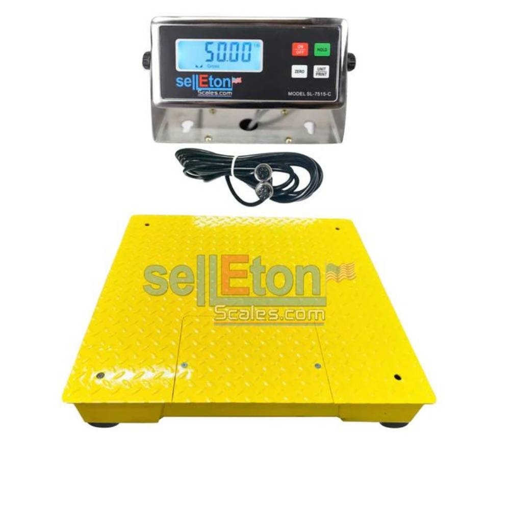 SellEton 24" x 24" Floor scale with Capacity of 20 Pont bascule