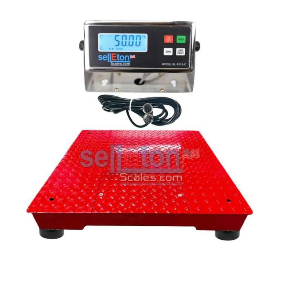 SellEton 24" x 24" Floor scale with Capacity of 20 Pont bascule