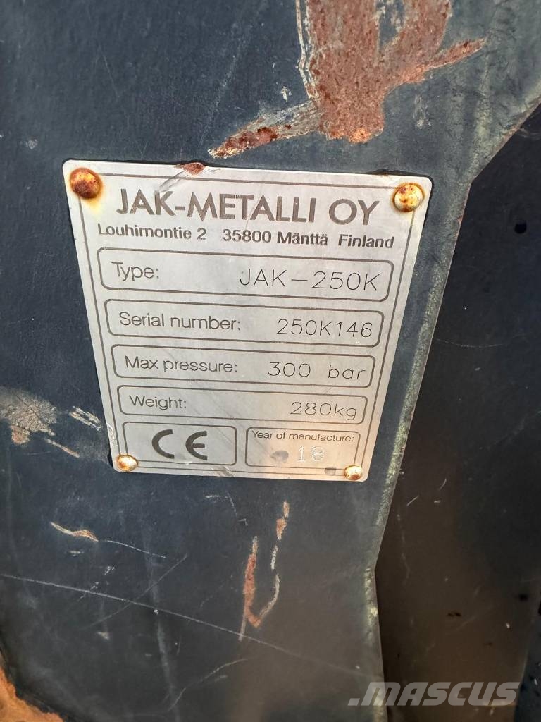JAK 250K Loader Crane Tree Shear Grapple Chwytaki