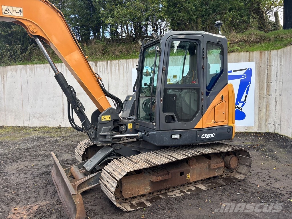 CASE CX 80 C Малые экскаваторы 7т-12т