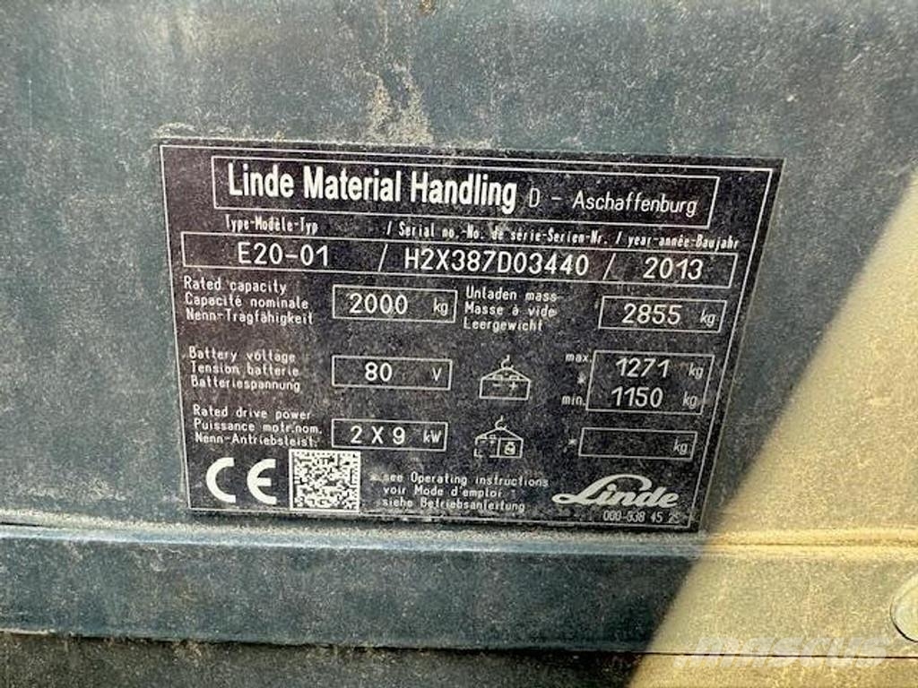 Linde E20-01 Andere Gabelstapler