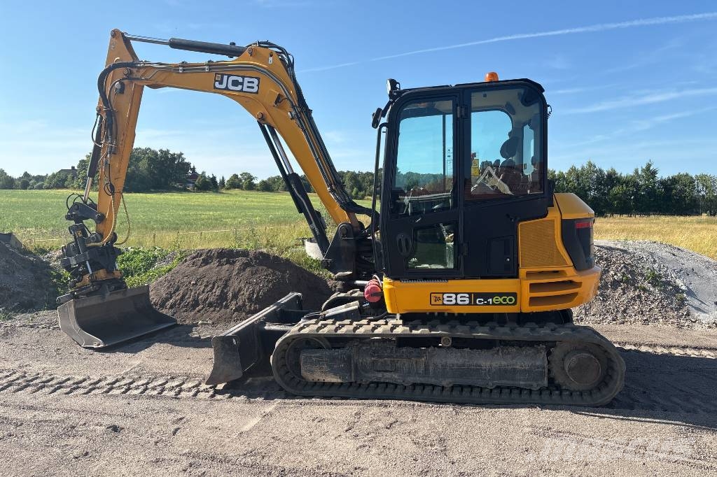 JCB 86 C-1 eco med 8 redskap, Få timmar 中型挖掘机