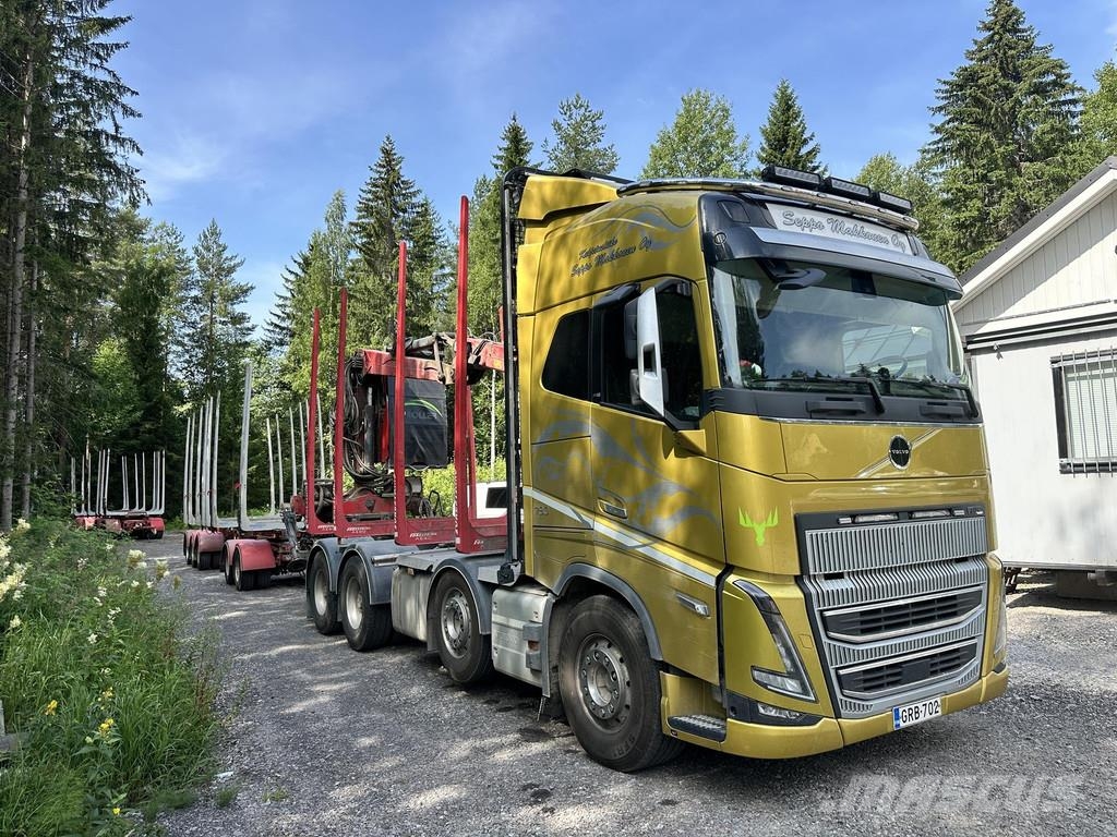 Volvo FH Huippusiisti puuauto leasing siirrolla Tømmerbiler