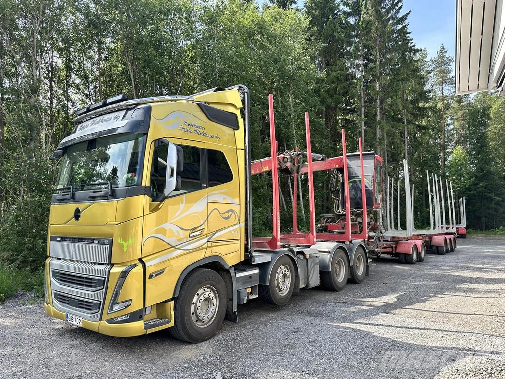 Volvo FH Huippusiisti puuauto leasing siirrolla Tømmerbiler