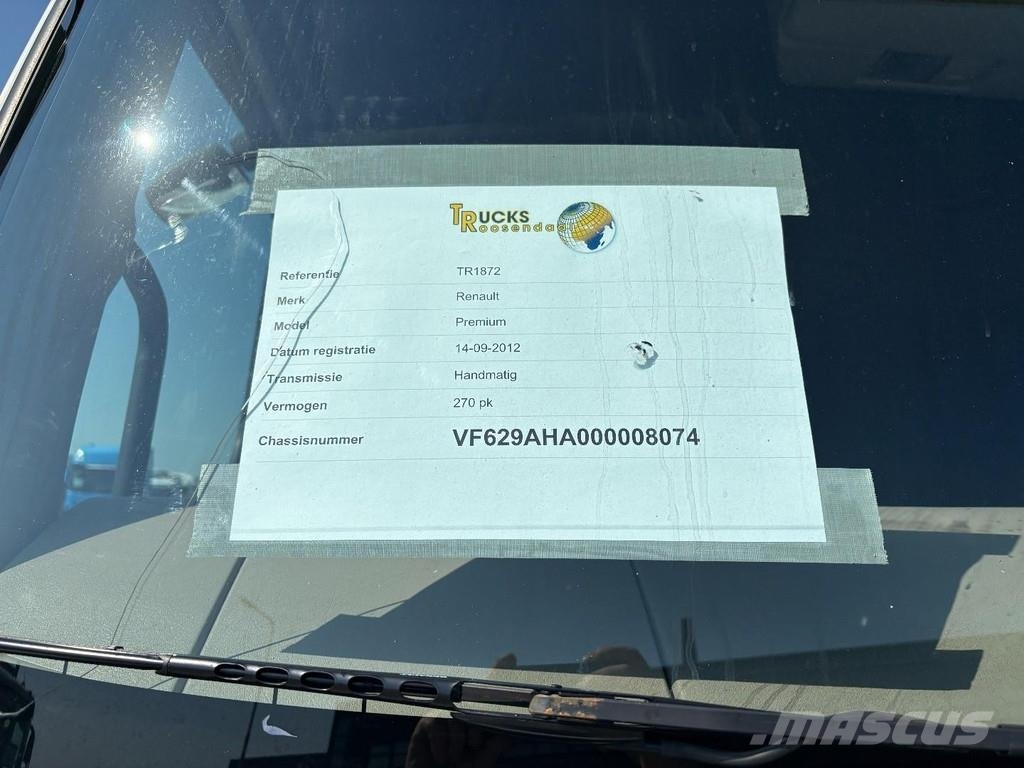 Renault Premium + DHOLLANDIA LOADLIFT + SMART TACHO + EURO Camiones con caja de remolque