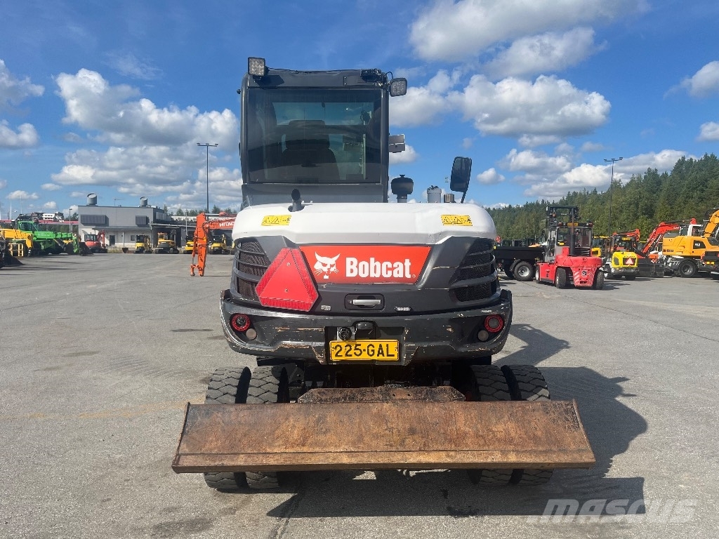 Bobcat E 57 W / Engcon, Kauha, Rasvari, Lämmitin Bageri na kotačima