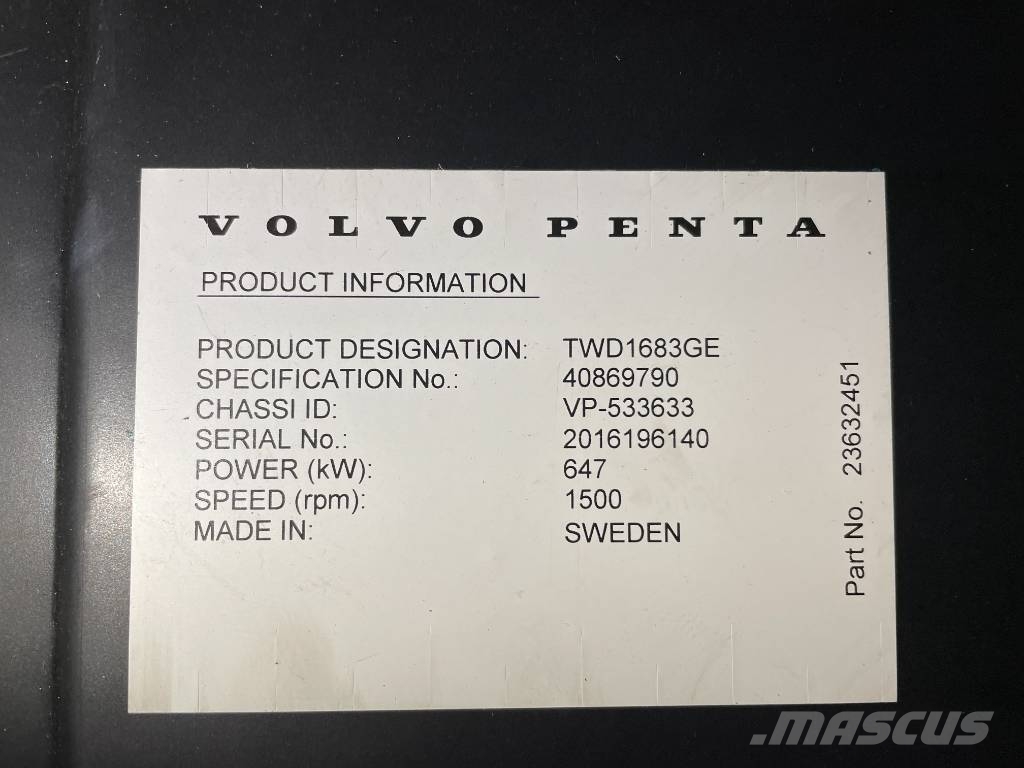 Volvo TWD1683GE - 740 kVA Stage V Generator - DPX-19040 Diesel Generatoren