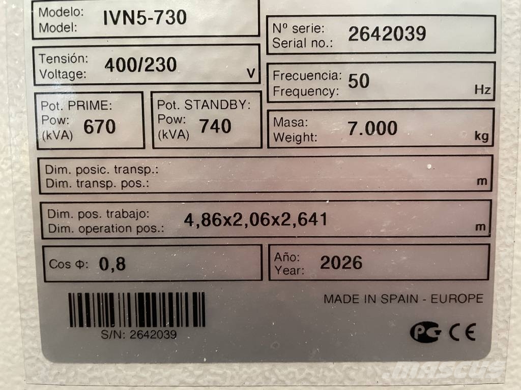 Volvo TWD1683GE - 740 kVA Stage V Generator - DPX-19040 Diesel Generatoren