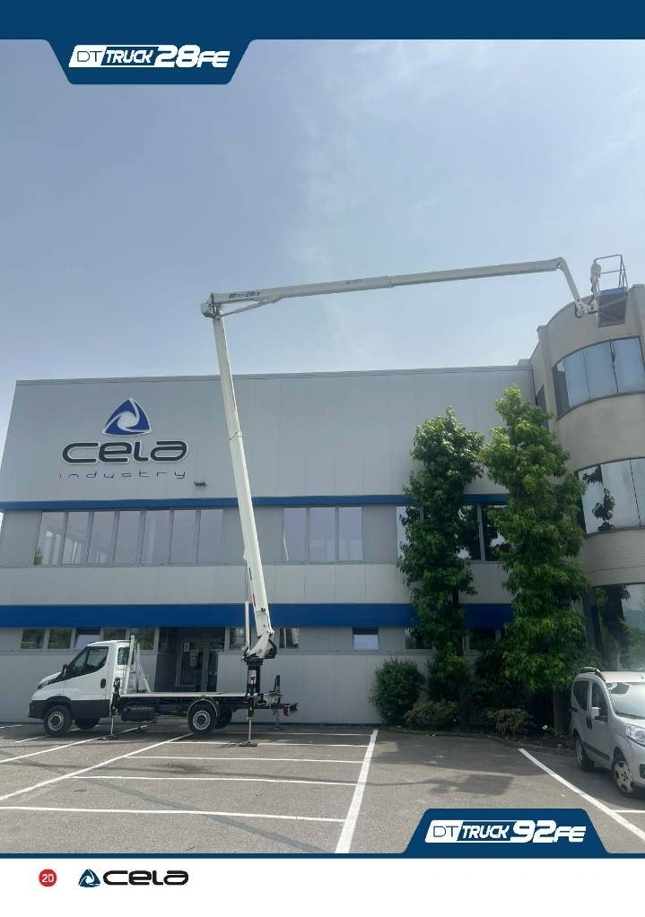 Cela DT 28 truck FE Ant vilkikų montuojamos kėlimo platformos