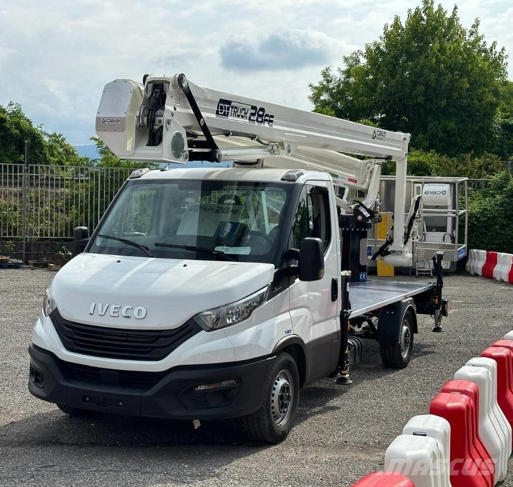 Cela DT 28 truck FE Ant vilkikų montuojamos kėlimo platformos