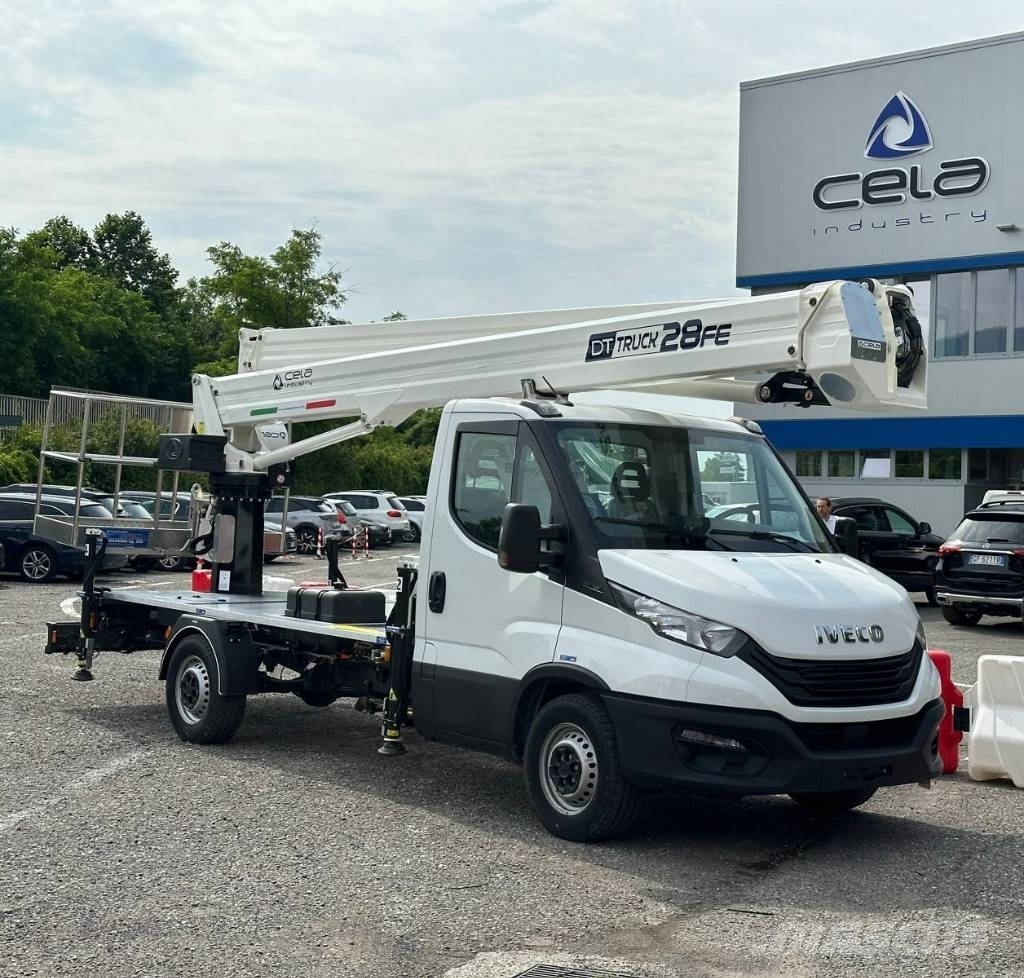 Cela DT 28 truck FE Ant vilkikų montuojamos kėlimo platformos