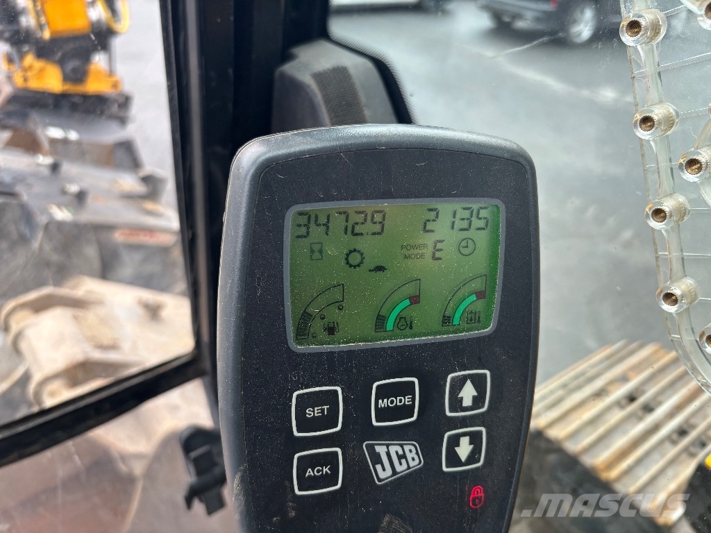 JCB JZ 140 LC / Engcon, 4 kauhaa, Rasvari حفارات زحافة