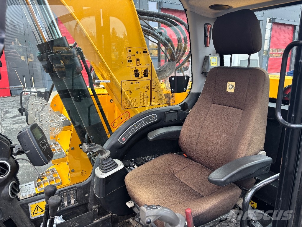 JCB JZ 140 LC / Engcon, 4 kauhaa, Rasvari حفارات زحافة
