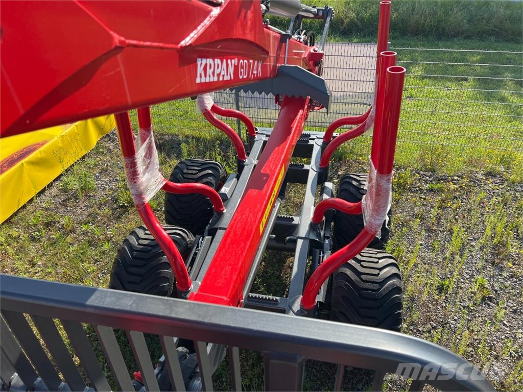 Krpan GP 12 DF mit Kran Landbrug - Andet 