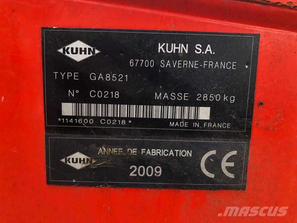Kuhn GA 8521 cirkelhark Zwadharken