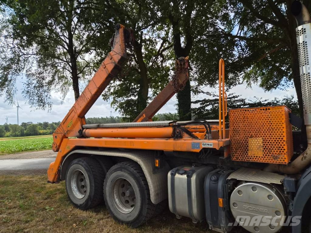 Scania P 380 6x2 Absetzkipper Containertrucks met kabelsysteem