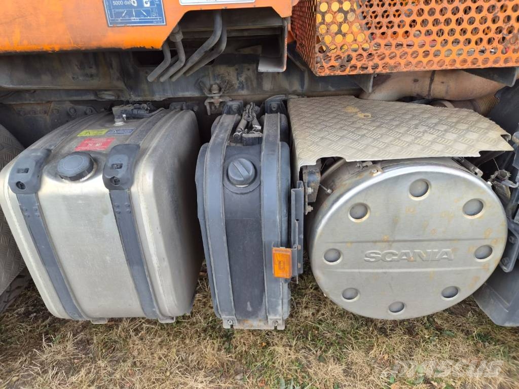 Scania P 380 6x2 Absetzkipper Containertrucks met kabelsysteem
