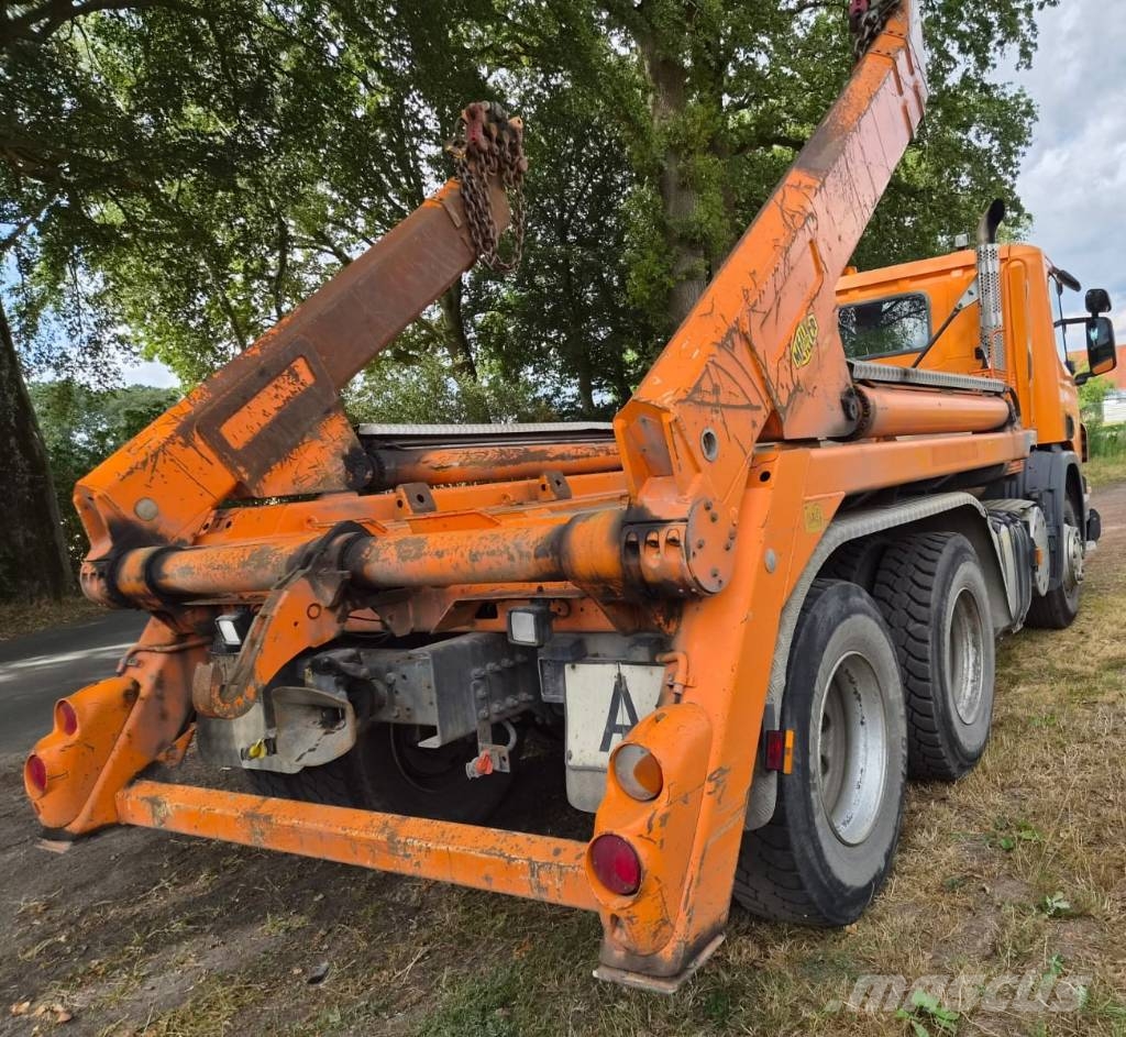 Scania P 380 6x2 Absetzkipper Containertrucks met kabelsysteem