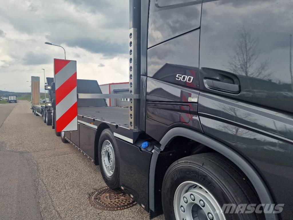 Volvo FH 500 "Byggtaxi” Beavertail Flatbed / winch trucks