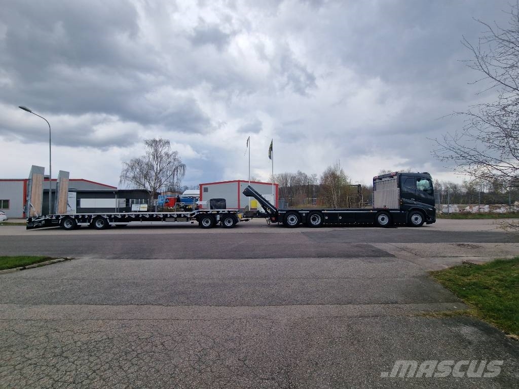 Volvo FH 500 "Byggtaxi” Beavertail Flatbed / winch trucks