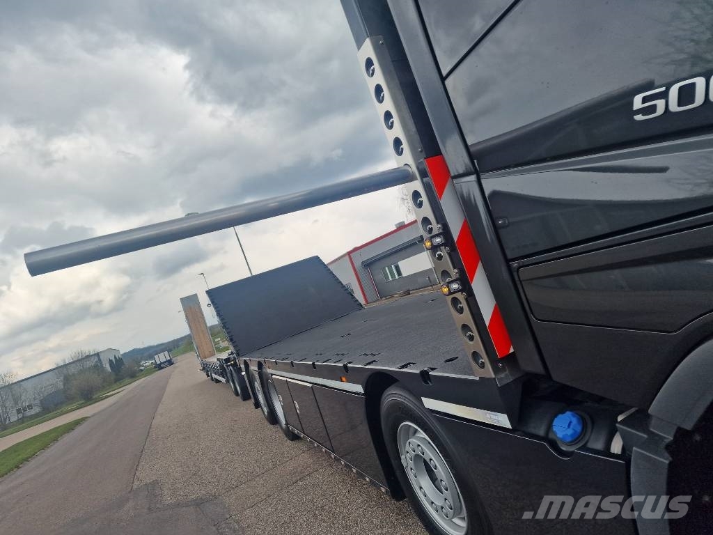 Volvo FH 500 "Byggtaxi” Beavertail Flatbed / winch trucks