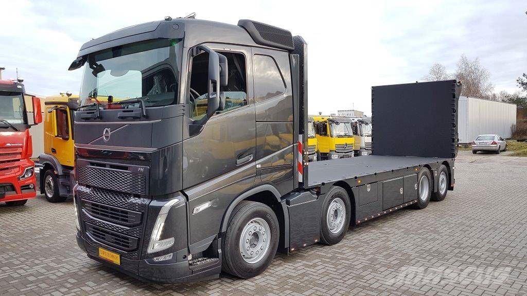 Volvo FH 500 "Byggtaxi” Beavertail Flatbed / winch trucks