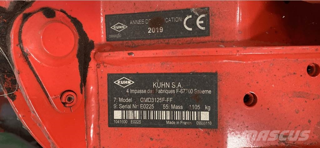 Kuhn GMD 3125 F FF Faucheuse