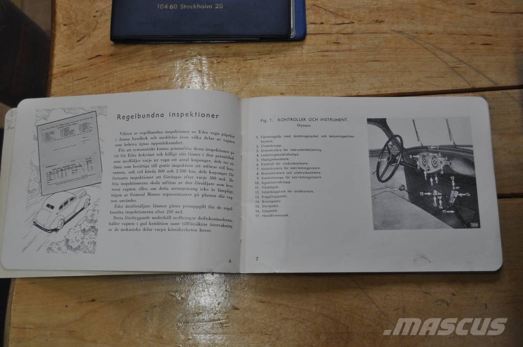 Opel Olympia De Luxe 1938 Otomobiller
