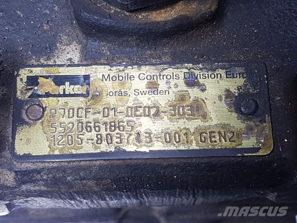 Terex TL260-5520661865-Parker-Valve/Ventile/Ventiel Hidráulica